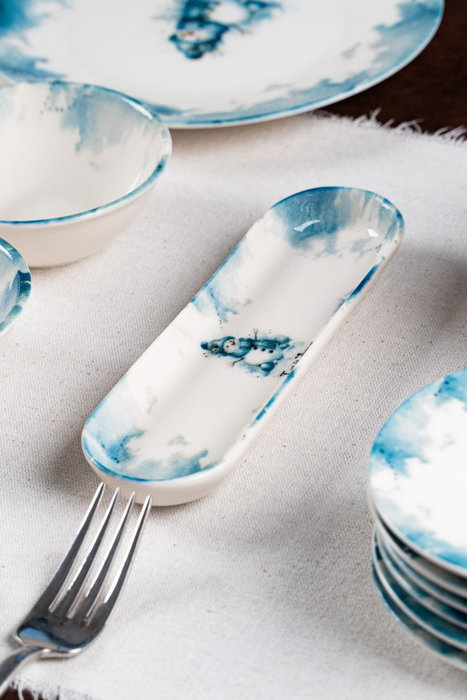 Hermia Set de desayuno Kardan Adam de 16 piezas en porcelana